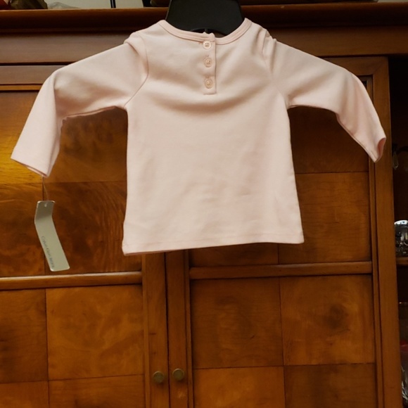 Calvin Klein JeanLong Sleeve Pink Top Size 12 Mths - Picture 4 of 6